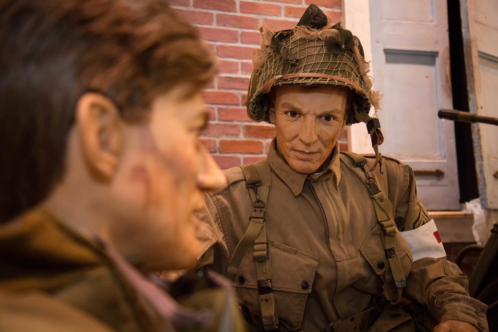 AMEDD Museum - Carentan Exhibit Display