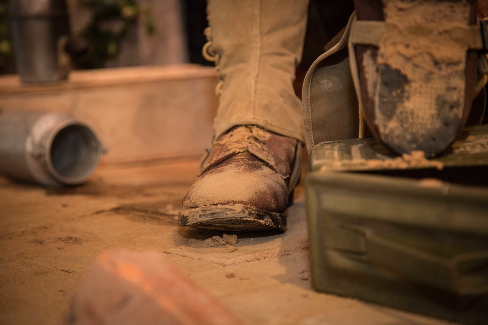 AMEDD Museum - Carentan Exhibit Display