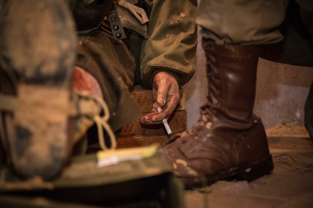 AMEDD Museum - Carentan Exhibit Display