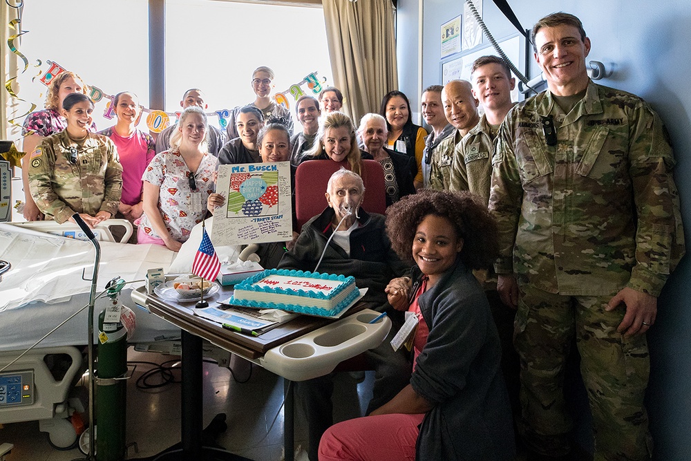 Col. Busch on his birthday