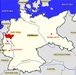 Map of Germany 1943