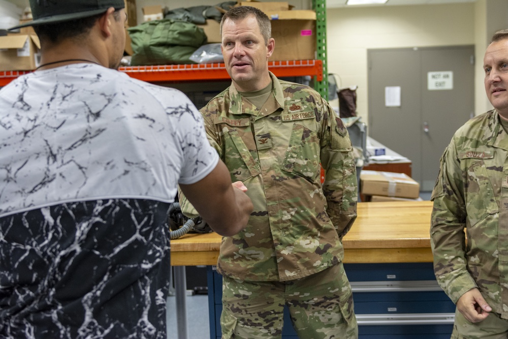 Jacksonville Jaguars players visit the 125th Fighter Wing