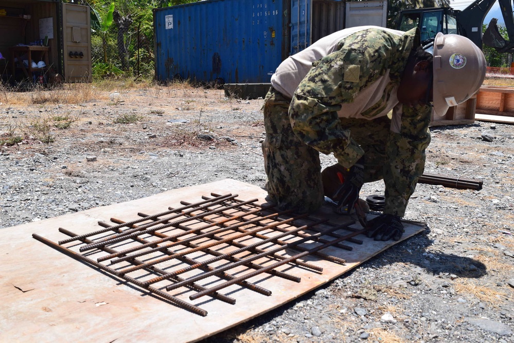 NMCB-5’s Detail Timor-Leste start construction on the Liquica Three-Room Schoolhouse.