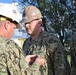 U.S. Navy Seabee deployed with NMCB-5’s Detail Guam receives the Seabee Combat Warfare Qualification