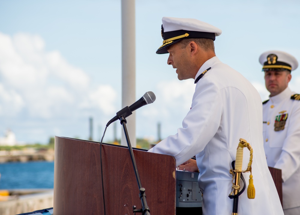 USS Key West Conducts Change of Command Ceremony