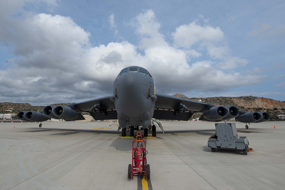 B-52 Stratofortress Makes First-Ever Landing at NSA Souda Bay, Greece