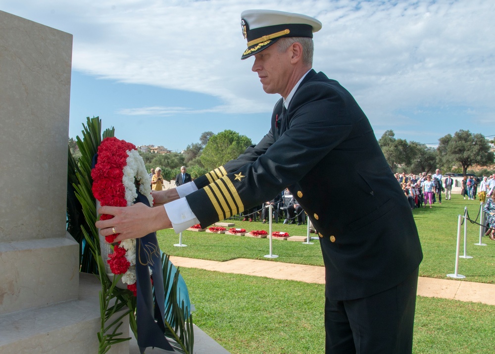 Armistice Day Remembrance Ceremony in Souda Bay, Greece