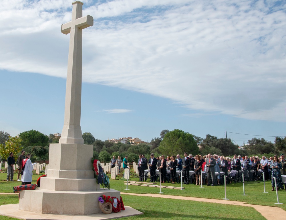 Armistice Day Remembrance Ceremony in Souda Bay, Greece