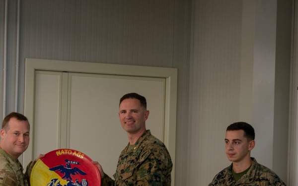 NATO Alliance GD Surveillance Force Celebrates 244th Marine Corps Birthday