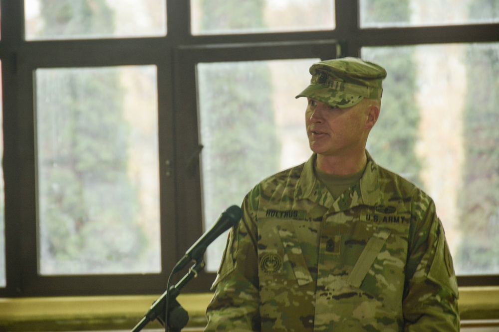 1st Infantry Division (Forward) welcomes new Sgt. Maj.