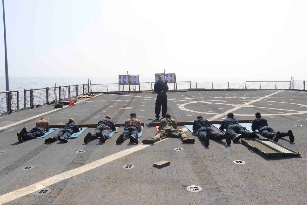 USS Germantown (LSD 42) Rifle Shoot