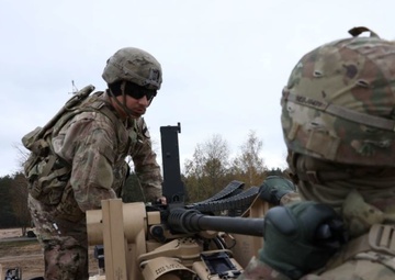 4th Squadron, 9th Cavalry Regiment conducts Bradley live fire at range
