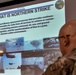 Command Sgt. Maj. Kevin Palmatier oversees Northern Strike 20's initial planning conference