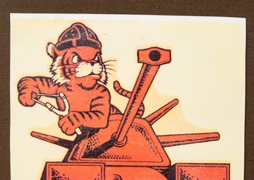 Clemson Armored Core sticker circa WWII