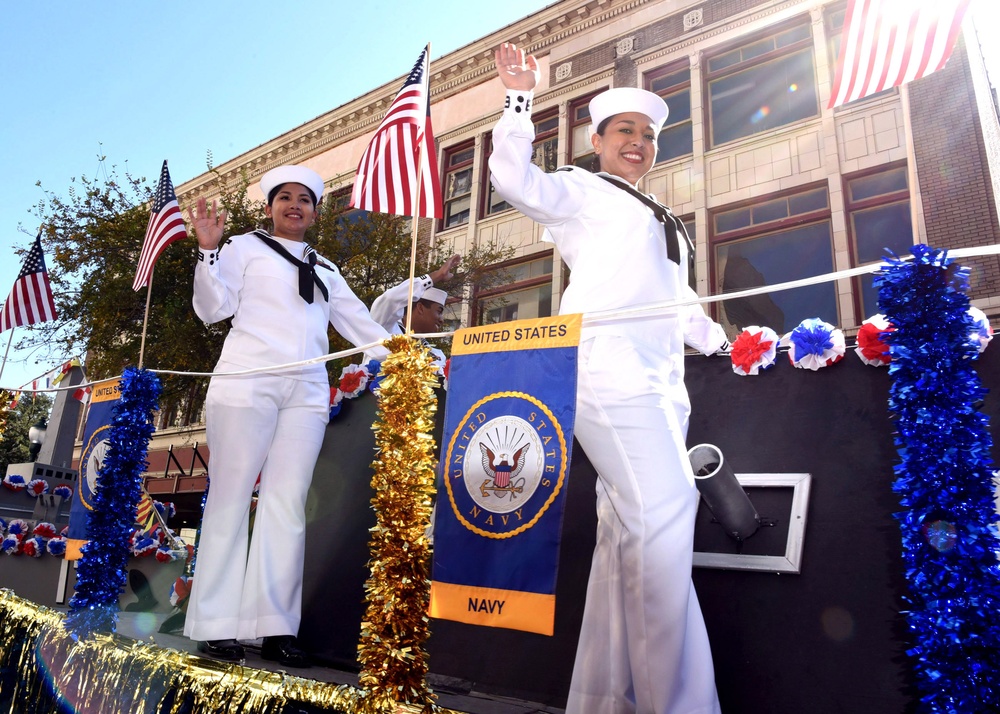 Local Recruiters represent America's Navy at Annual Veterans Day Parade