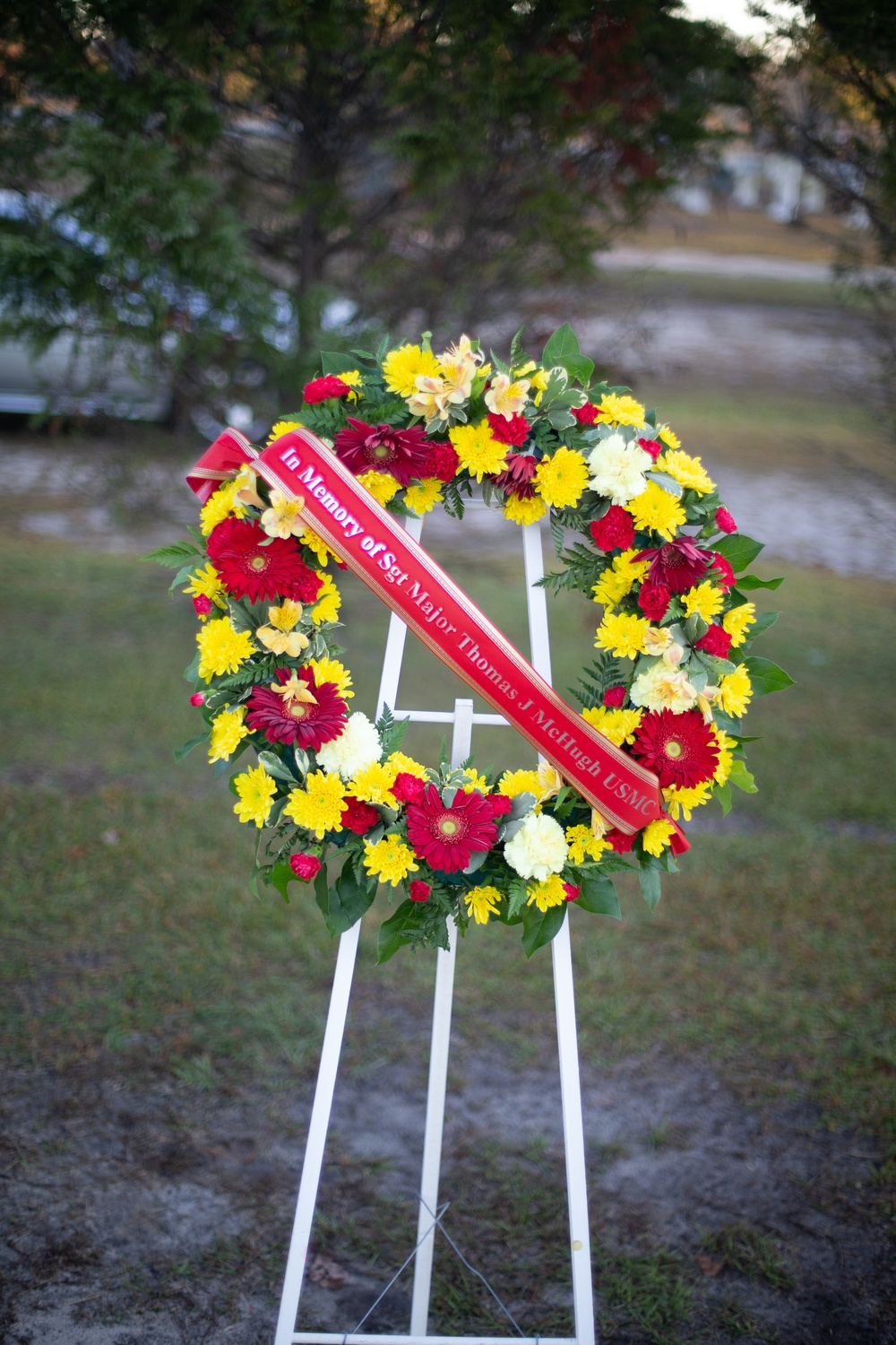 Birthday Wreath Laying for Sergeant Major of The Marine Corps Thomas J. McHugh