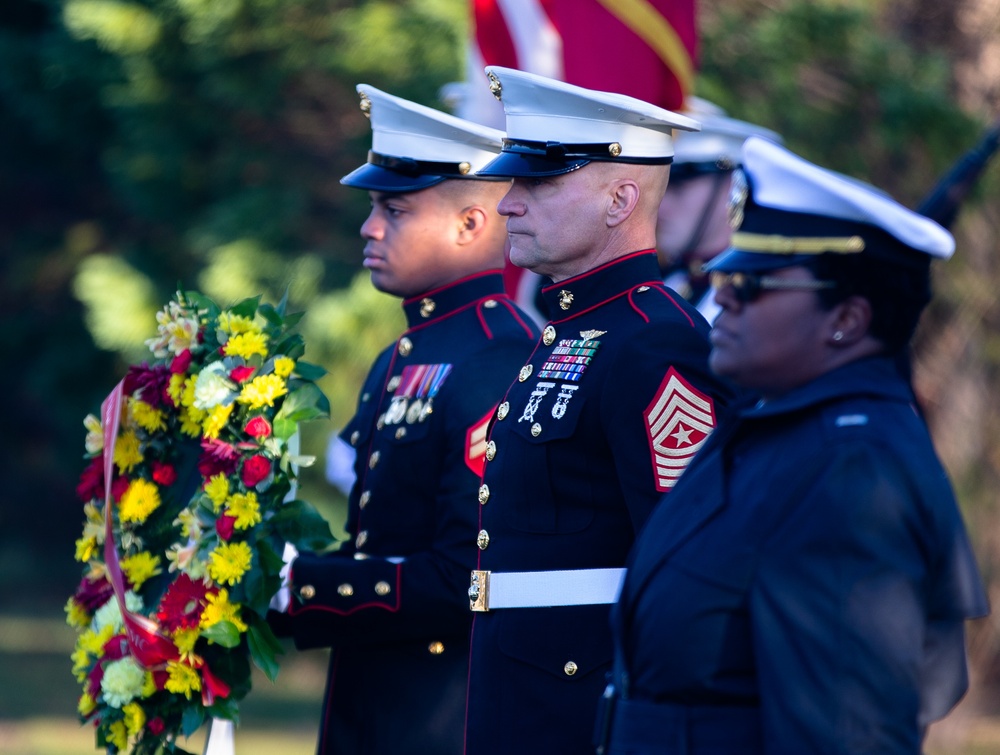 Birthday Wreath Laying for Sergeant Major of The Marine Corps Thomas J. McHugh