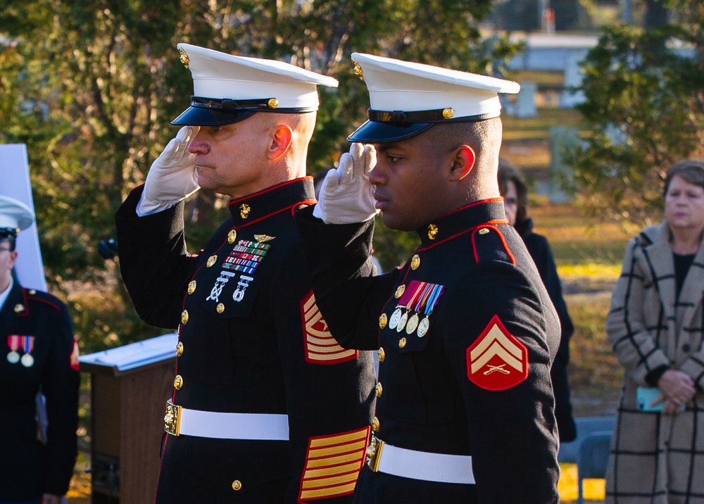 Birthday Wreath Laying for Sergeant Major of The Marine Corps Thomas J. McHugh