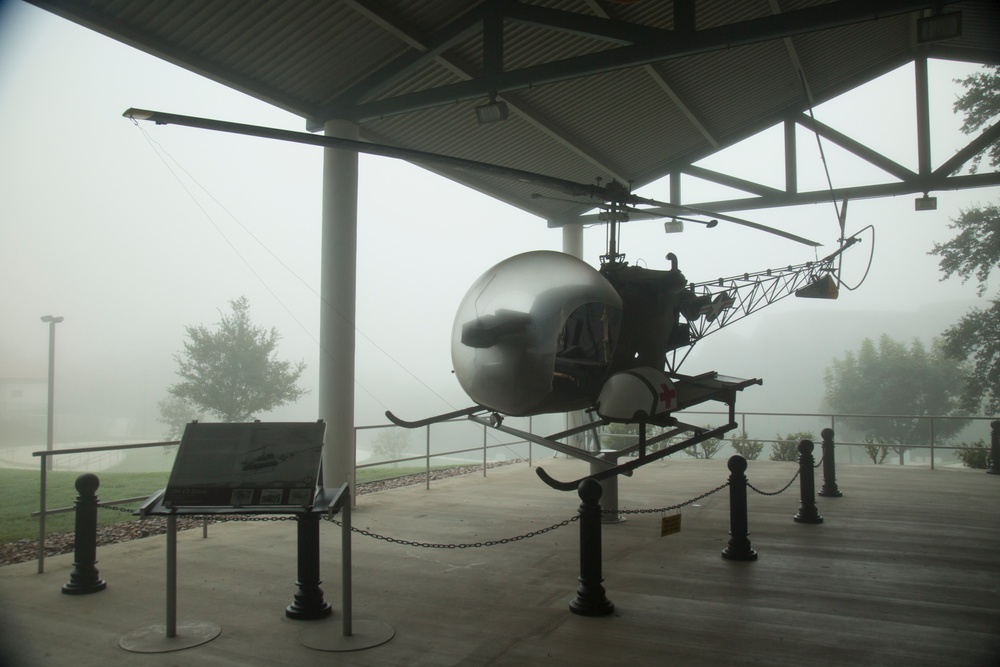 AMEDD Museum - Early morning fog
