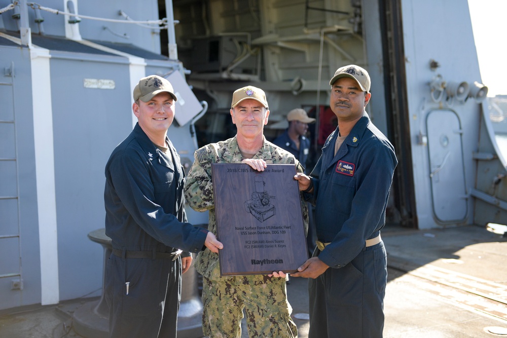 CIWS Award to USS Jason Dunham