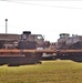 Engineer unit's equipment, vehicles on railcars at Fort McCoy return from 2019 Operation Resolute Castle deployment
