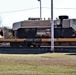 Engineer unit's equipment, vehicles on railcars at Fort McCoy return from 2019 Operation Resolute Castle deployment