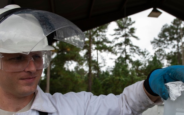 23d LRS Airmen test LOX purity