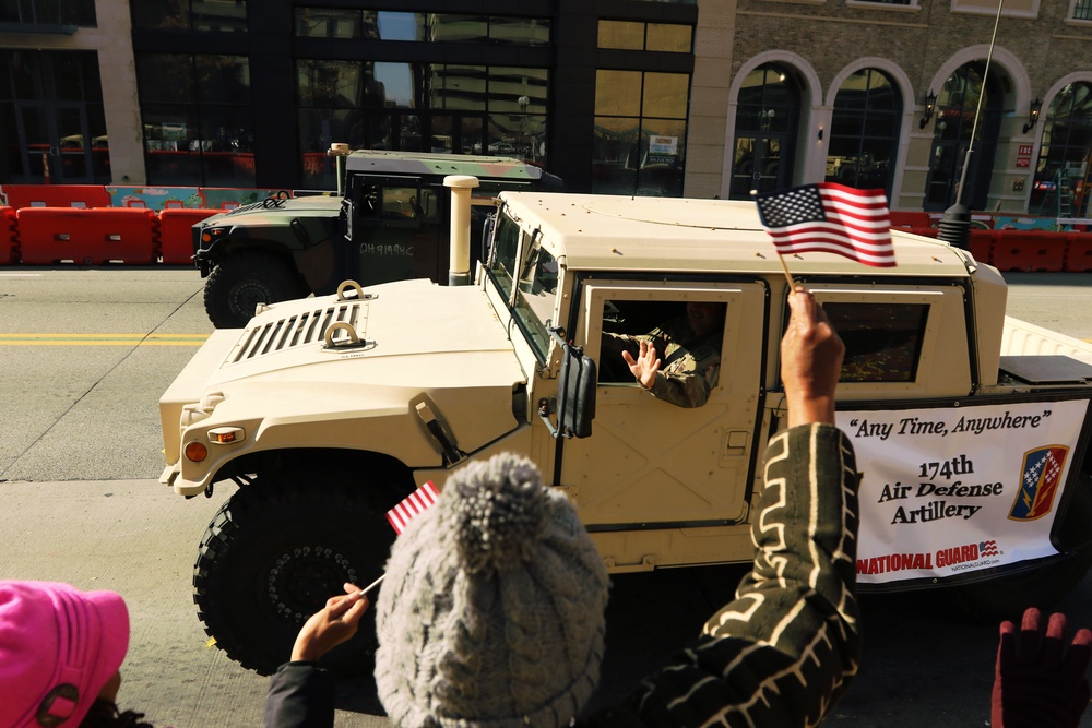 Honoring Veterans Day during annual parade in Ohio’s capital