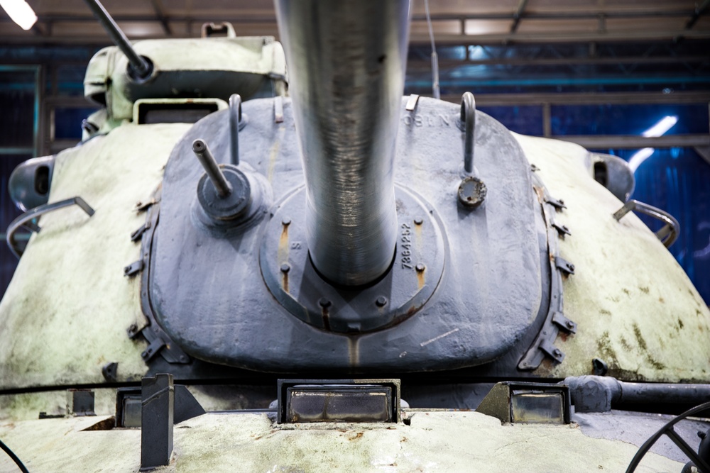 Historic M48 Patton Tank Undergoes Preservation