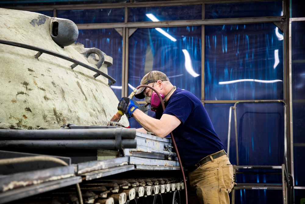 Historic M48 Patton Tank Undergoes Preservation