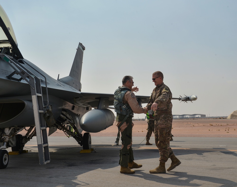 AFCENT commander visits Prince Sultan Air Base