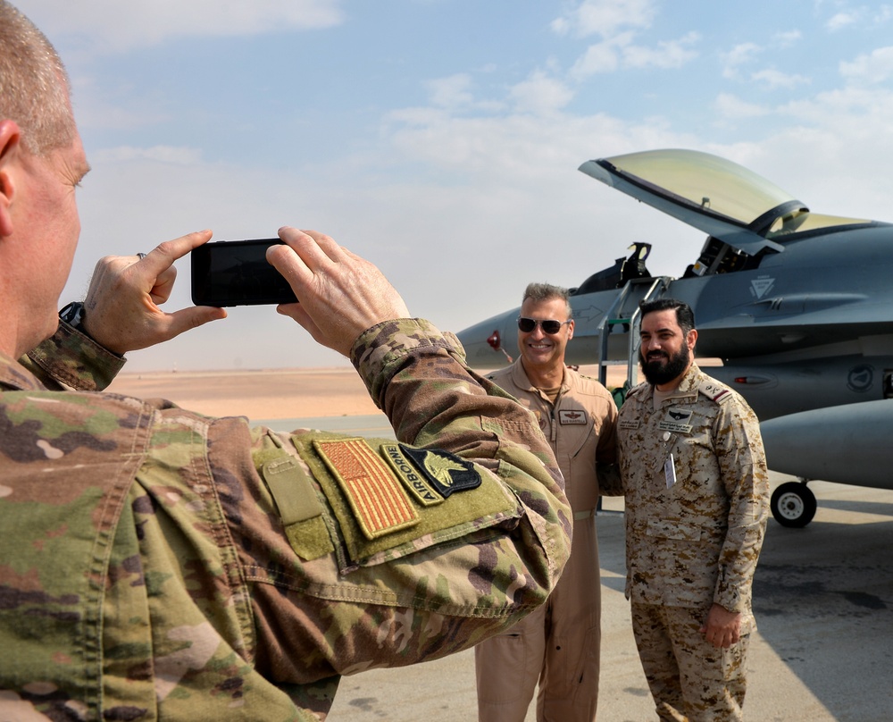 AFCENT commander visits Prince Sultan Air Base