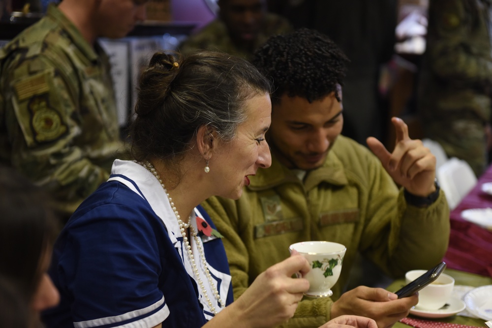 48th OSS hosts 1940s themed tea party