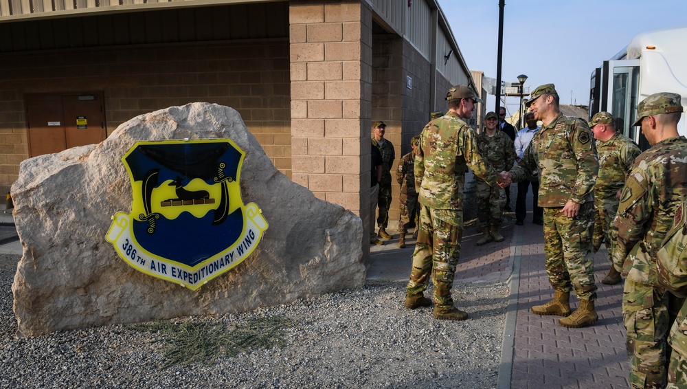 Lt. Gen. Guastella goes into Airmen’s workplaces, recognizes top performers