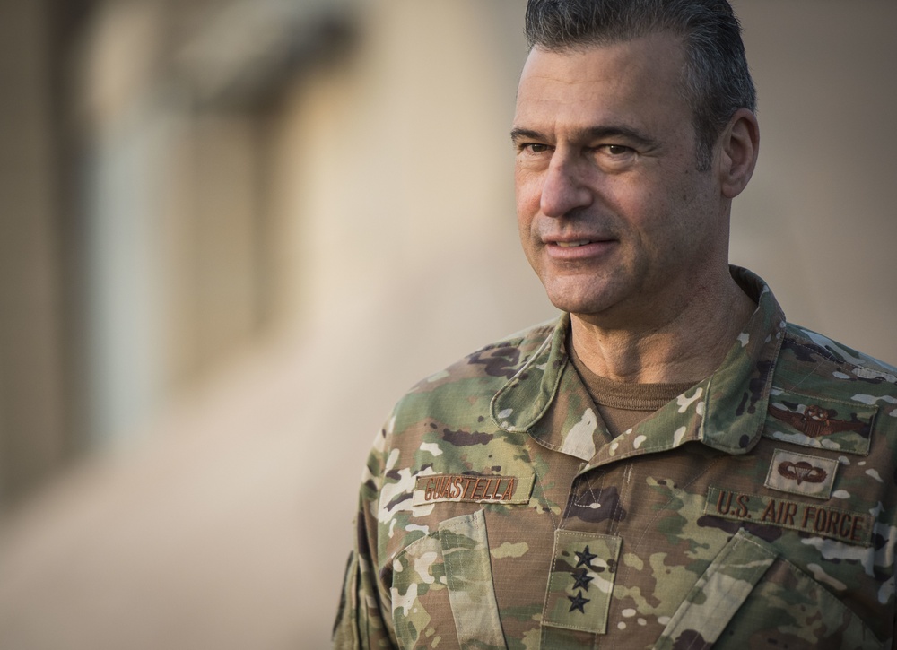 Lt. Gen. Guastella goes into Airmen’s workplaces, recognizes top performers