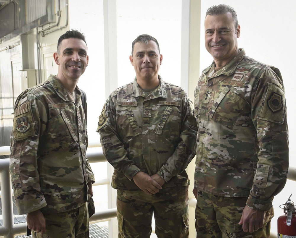 Lt. Gen. Guastella goes into Airmen’s workplaces, recognizes top performers