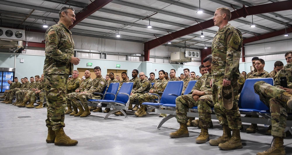 Lt. Gen. Guastella goes into Airmen’s workplaces, recognizes top performers