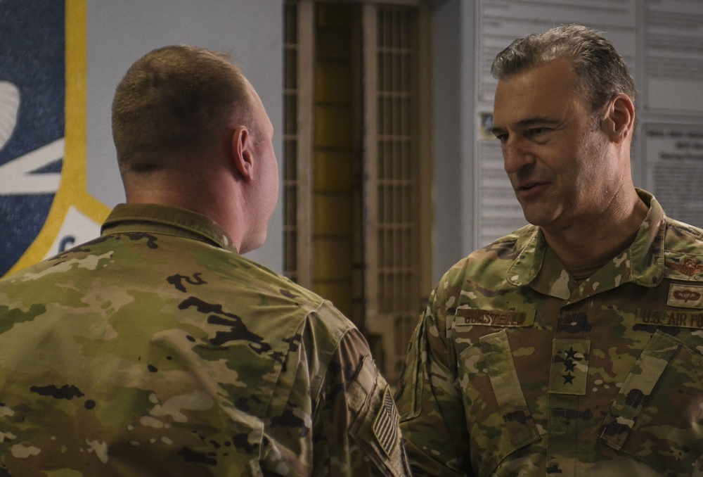 Lt. Gen. Guastella goes into Airmen’s workplaces, recognizes top performers