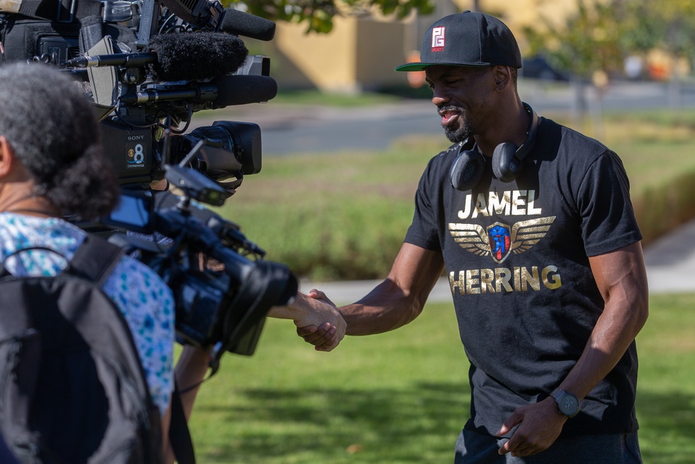 Jamel Herring MCRD visit