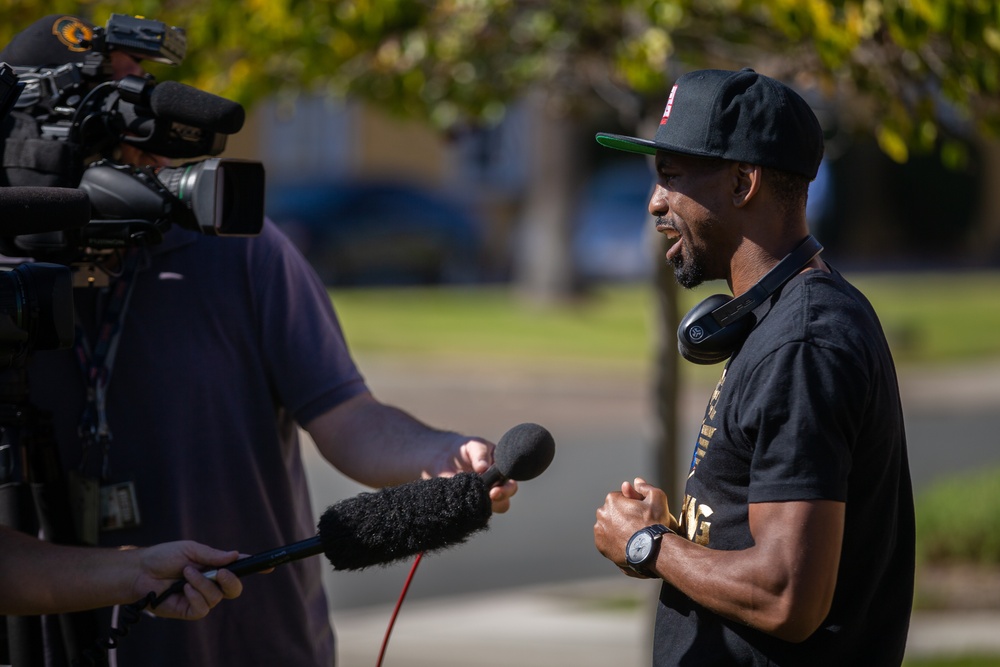 Jamel Herring MCRD visit