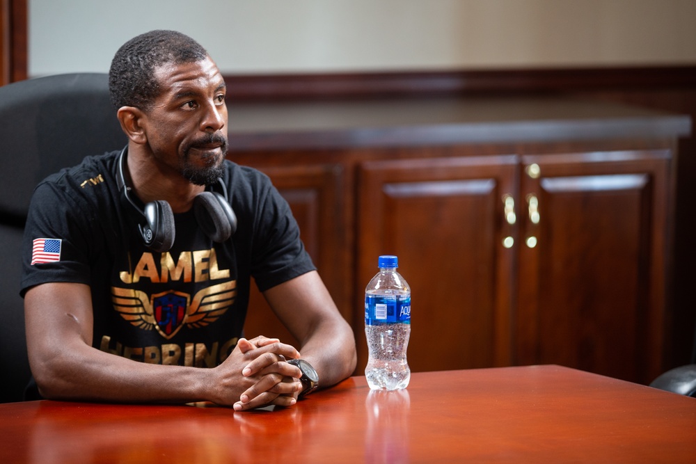 Jamel Herring MCRD visit