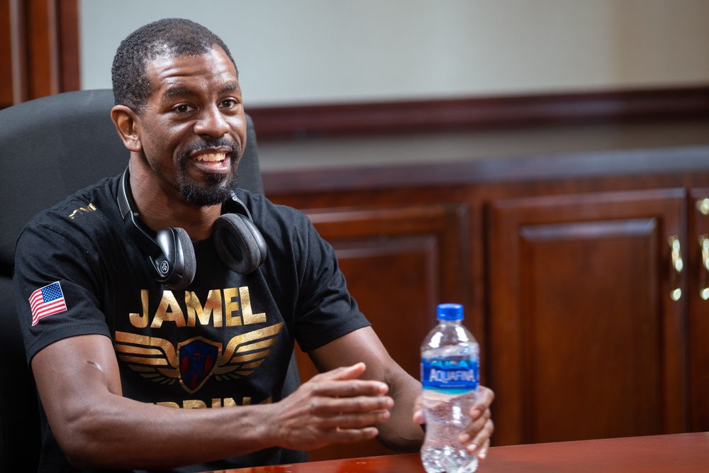 Jamel Herring MCRD visit