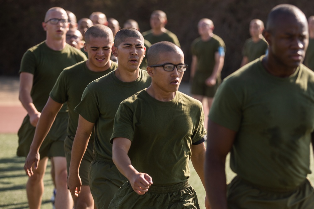 Kilo Company physical training