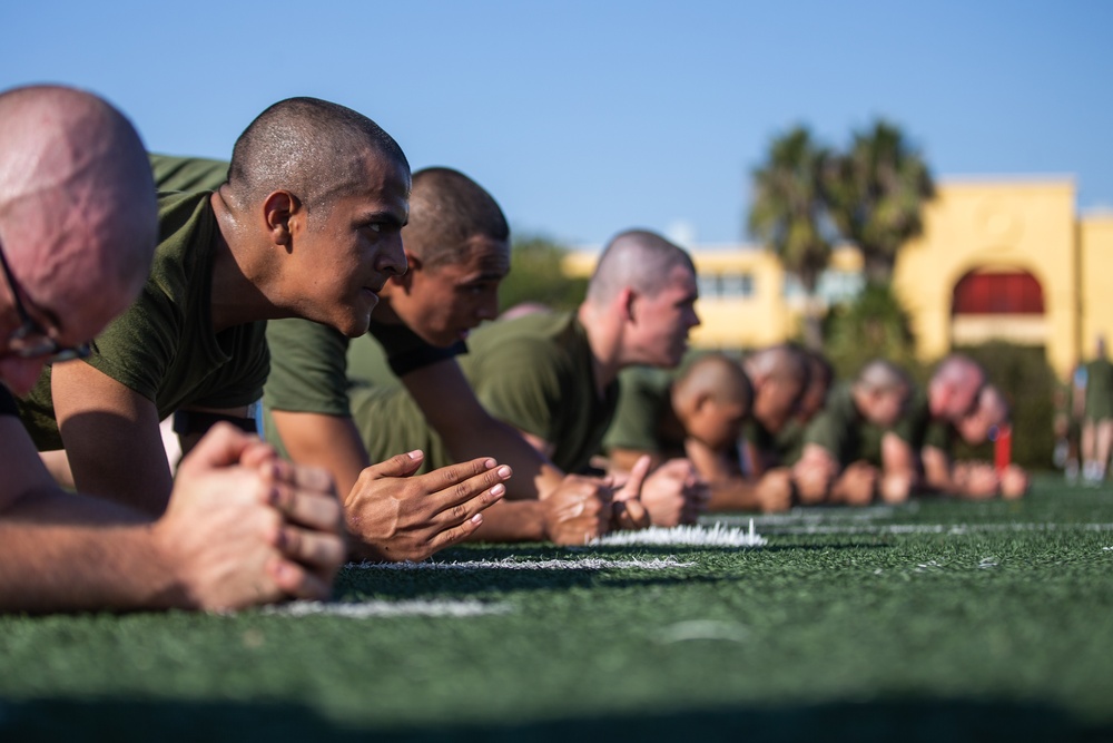 Kilo Company physical training