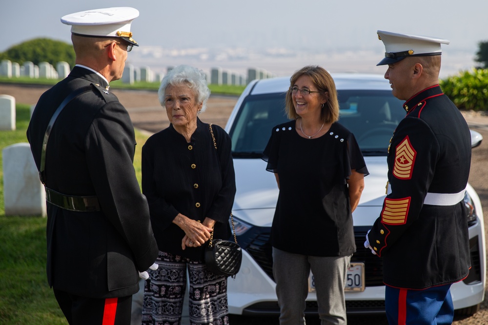 SgtMaj Leland D. Crawford Wreath Laying Ceremony