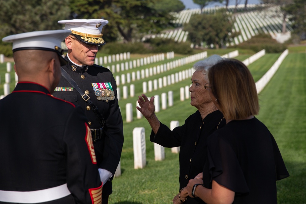 SgtMaj Leland D. Crawford Wreath Laying Ceremony