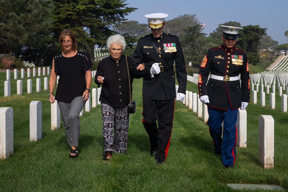 SgtMaj Leland D. Crawford Wreath Laying Ceremony