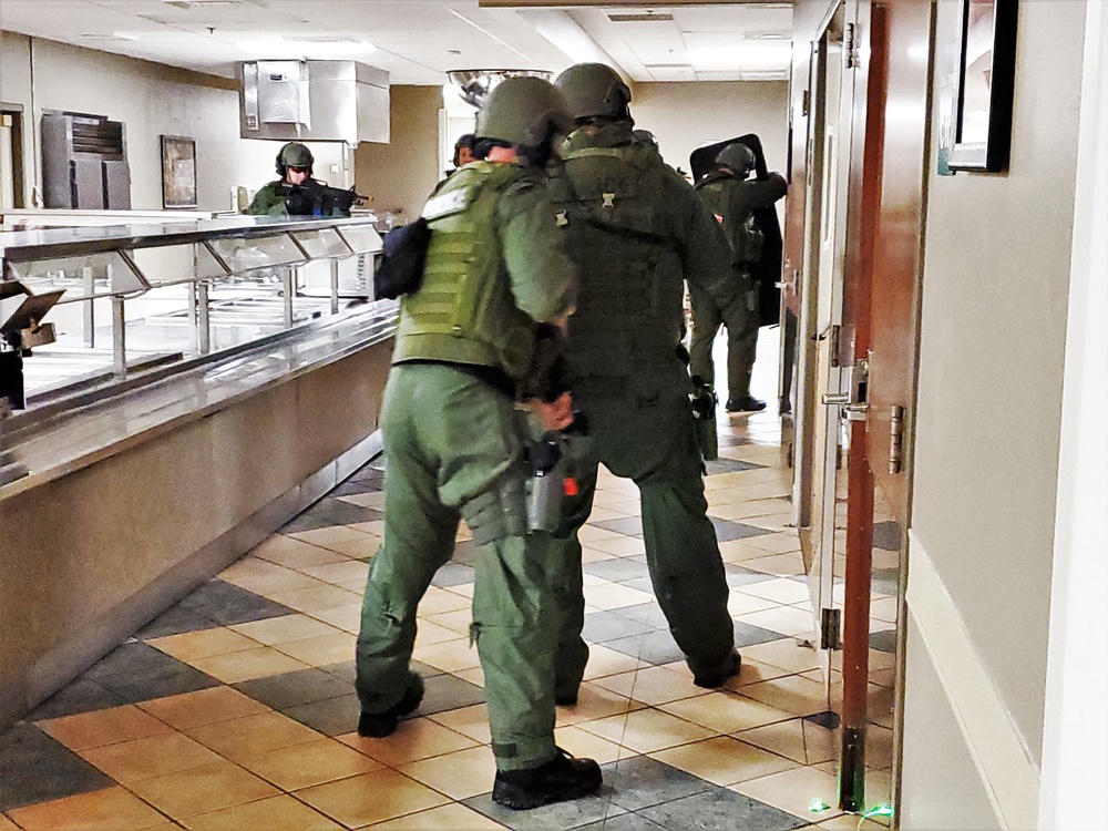 Fort McCoy Special Reaction Team holds training, prepares for possible responses