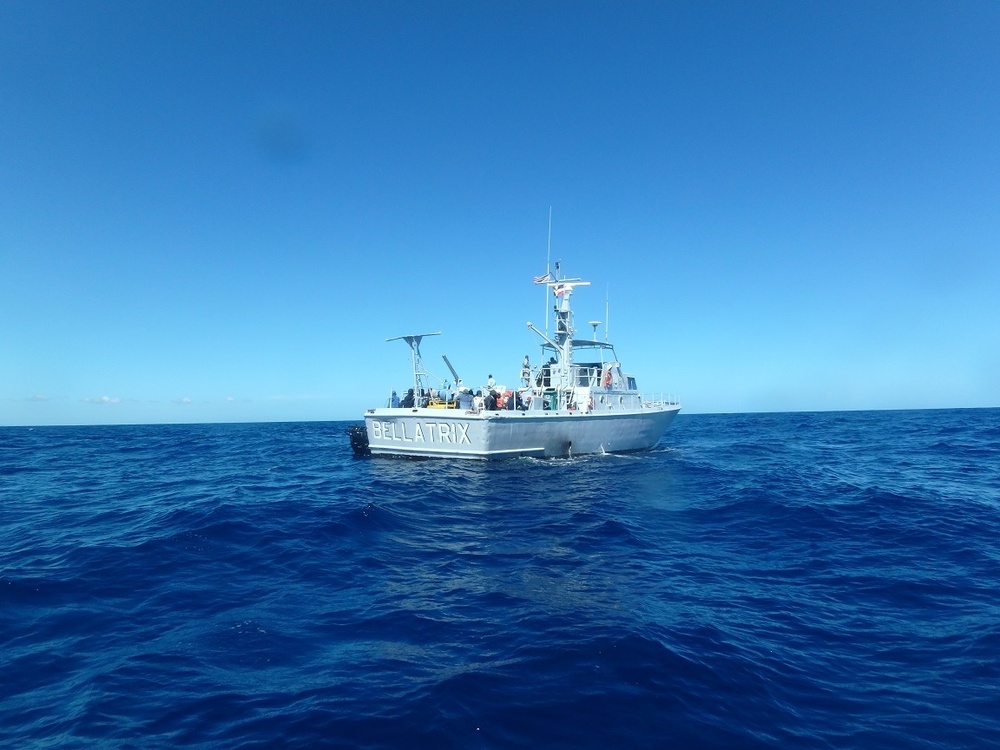 Coast Guard, CBP and Dominican Republic navy combine efforts to interdict illegal migrant vessel in the Mona Passage