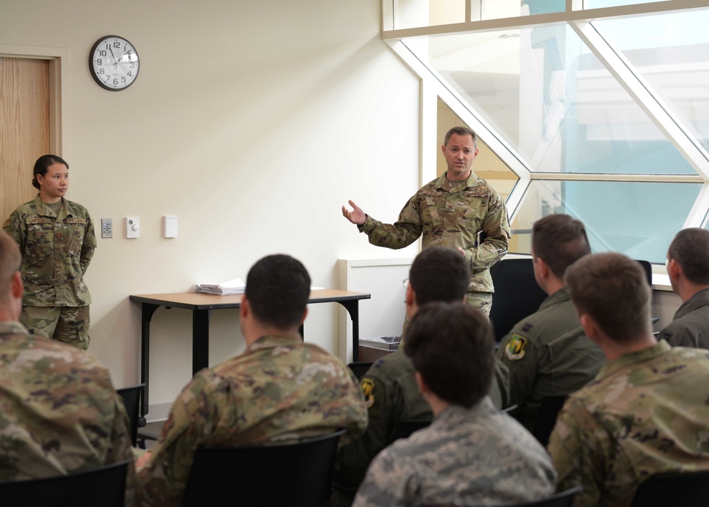 Col. Collins visits Team Minot